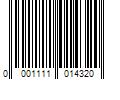 Barcode Image for UPC code 00011110143211