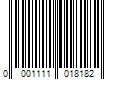 Barcode Image for UPC code 00011110181817