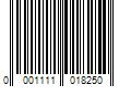 Barcode Image for UPC code 00011110182517