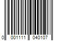 Barcode Image for UPC code 00011110401090