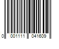 Barcode Image for UPC code 00011110416001