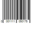 Barcode Image for UPC code 00011110501707