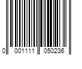 Barcode Image for UPC code 00011110502360