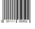 Barcode Image for UPC code 00011110505019