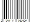 Barcode Image for UPC code 00011110505262