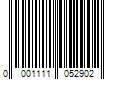 Barcode Image for UPC code 00011110529022