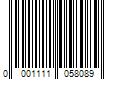 Barcode Image for UPC code 00011110580863