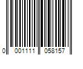 Barcode Image for UPC code 00011110581525