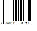 Barcode Image for UPC code 00011110587510