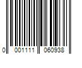 Barcode Image for UPC code 00011110609335