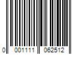 Barcode Image for UPC code 00011110625137