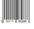 Barcode Image for UPC code 00011110626608