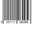 Barcode Image for UPC code 00011110629586