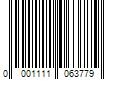 Barcode Image for UPC code 00011110637710