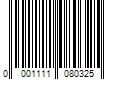 Barcode Image for UPC code 00011110803252