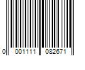 Barcode Image for UPC code 00011110826770