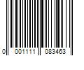 Barcode Image for UPC code 00011110834638