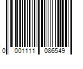 Barcode Image for UPC code 00011110865410