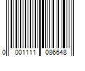 Barcode Image for UPC code 00011110866455