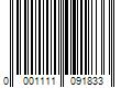 Barcode Image for UPC code 00011110918369