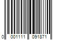 Barcode Image for UPC code 00011110918703