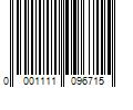 Barcode Image for UPC code 00011110967138