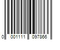 Barcode Image for UPC code 00011110978608