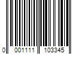 Barcode Image for UPC code 00011111033443