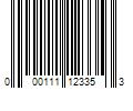 Barcode Image for UPC code 000111123353