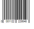 Barcode Image for UPC code 00011222295402