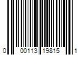 Barcode Image for UPC code 000113198151