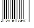 Barcode Image for UPC code 00011368090190