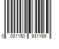 Barcode Image for UPC code 00011509311603