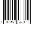 Barcode Image for UPC code 0001153427478