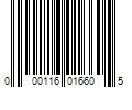 Barcode Image for UPC code 000116016605