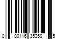 Barcode Image for UPC code 000116352505