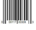 Barcode Image for UPC code 000117003093