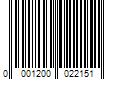 Barcode Image for UPC code 00012000221507