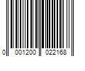 Barcode Image for UPC code 00012000221606