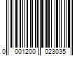 Barcode Image for UPC code 00012000230363