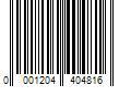 Barcode Image for UPC code 00012044048160