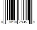 Barcode Image for UPC code 000120724459