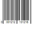 Barcode Image for UPC code 00012121312139