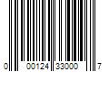 Barcode Image for UPC code 000124330007