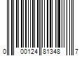 Barcode Image for UPC code 000124813487