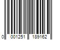 Barcode Image for UPC code 00012511891671