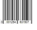 Barcode Image for UPC code 00012546315005