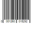 Barcode Image for UPC code 0001260015292