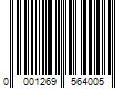 Barcode Image for UPC code 0001269564005