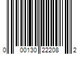 Barcode Image for UPC code 000130222082